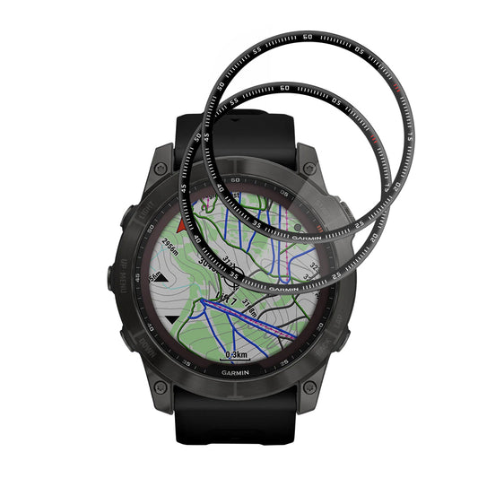 Προστατευτική Μεμβράνη Techsuit Nano Flex για Garmin Fenix 7X, Σετ 2 τεμαχίων, Πλαστική, Μαύρη