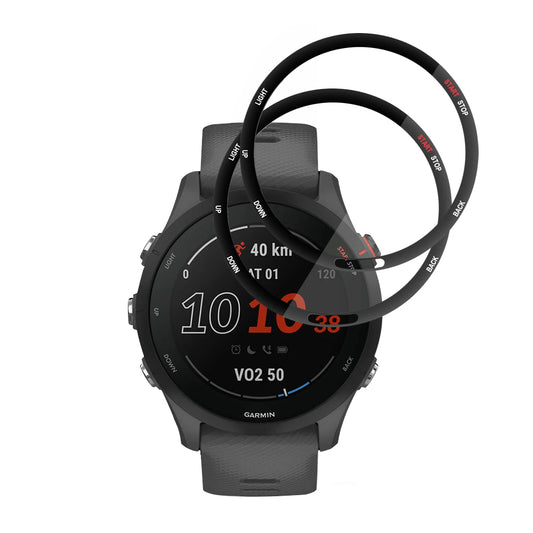 Προστατευτική Μεμβράνη Techsuit Nano Flex για Garmin Forerunner 255 Music / 255, Σετ 2 τεμαχίων, Πλαστική, Μαύρη