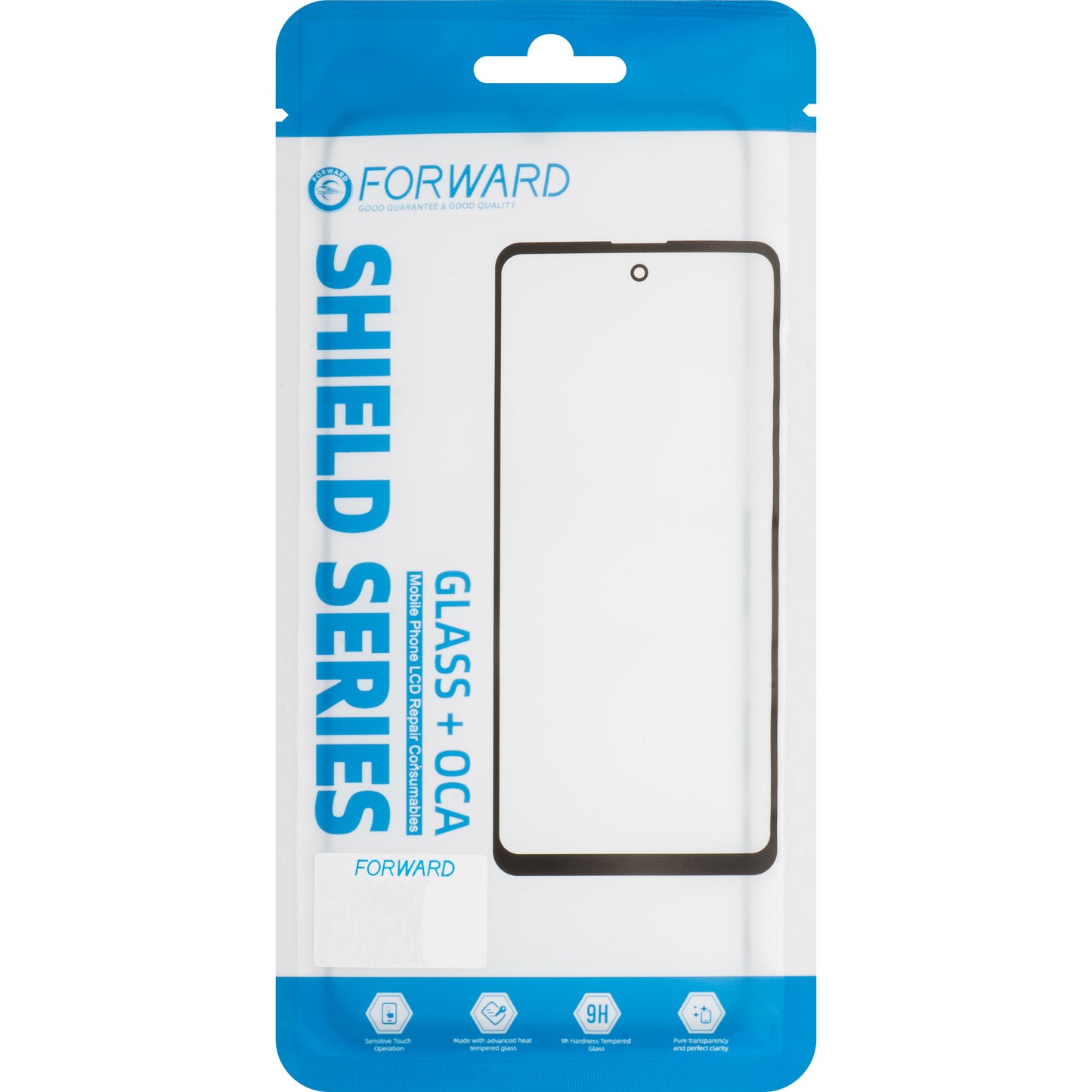 Γυαλί Οθόνης + OCA Forward Shield για Samsung Galaxy S23+ S916, Μαύρο