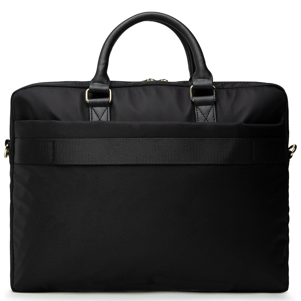 Τσάντα Guess Triangle Logo για Laptop 16 ιντσών, Μαύρη