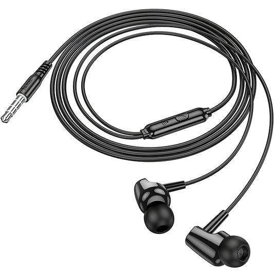 Handsfree 3.5mm HOCO M112, Μαύρο