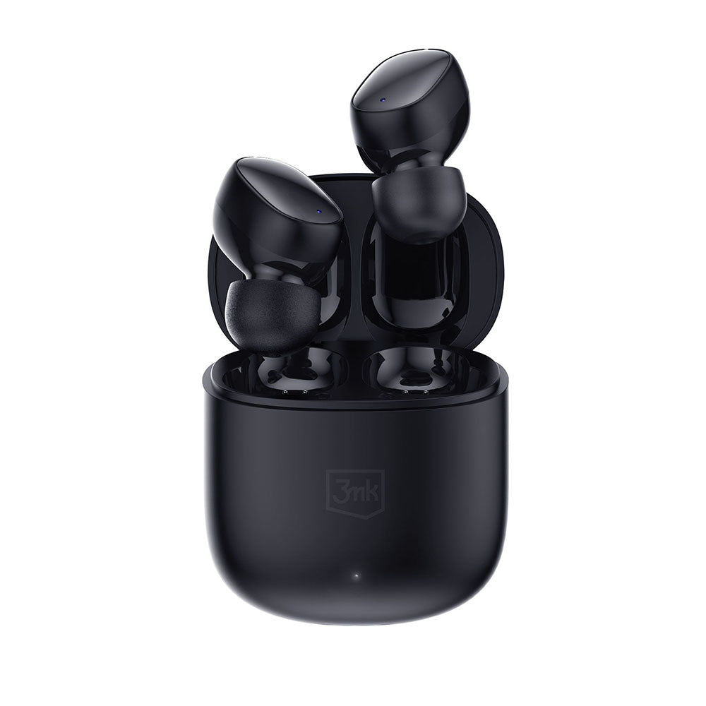 Handsfree Bluetooth 3MK FlowBuds, TWS, Μαύρο