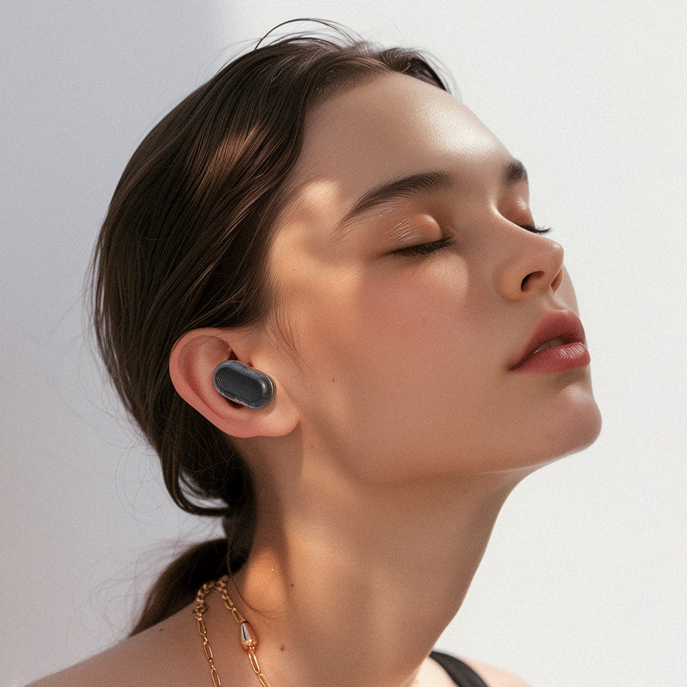 Handsfree Bluetooth Acefast Acefit Neo, TWS, Μαύρο