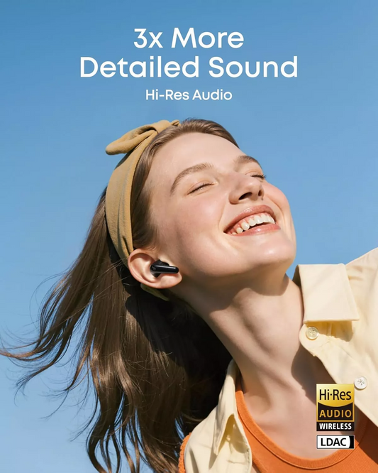 Ασύρματα ακουστικά Bluetooth Anker SoundCore R60i, TWS, ANC, Μαύρο D1202G11