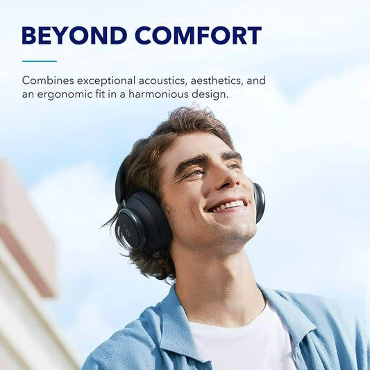 Handsfree Bluetooth Anker SoundCore Space Q45, MultiPoint, A2DP, ANC, Μαύρο A3040G11