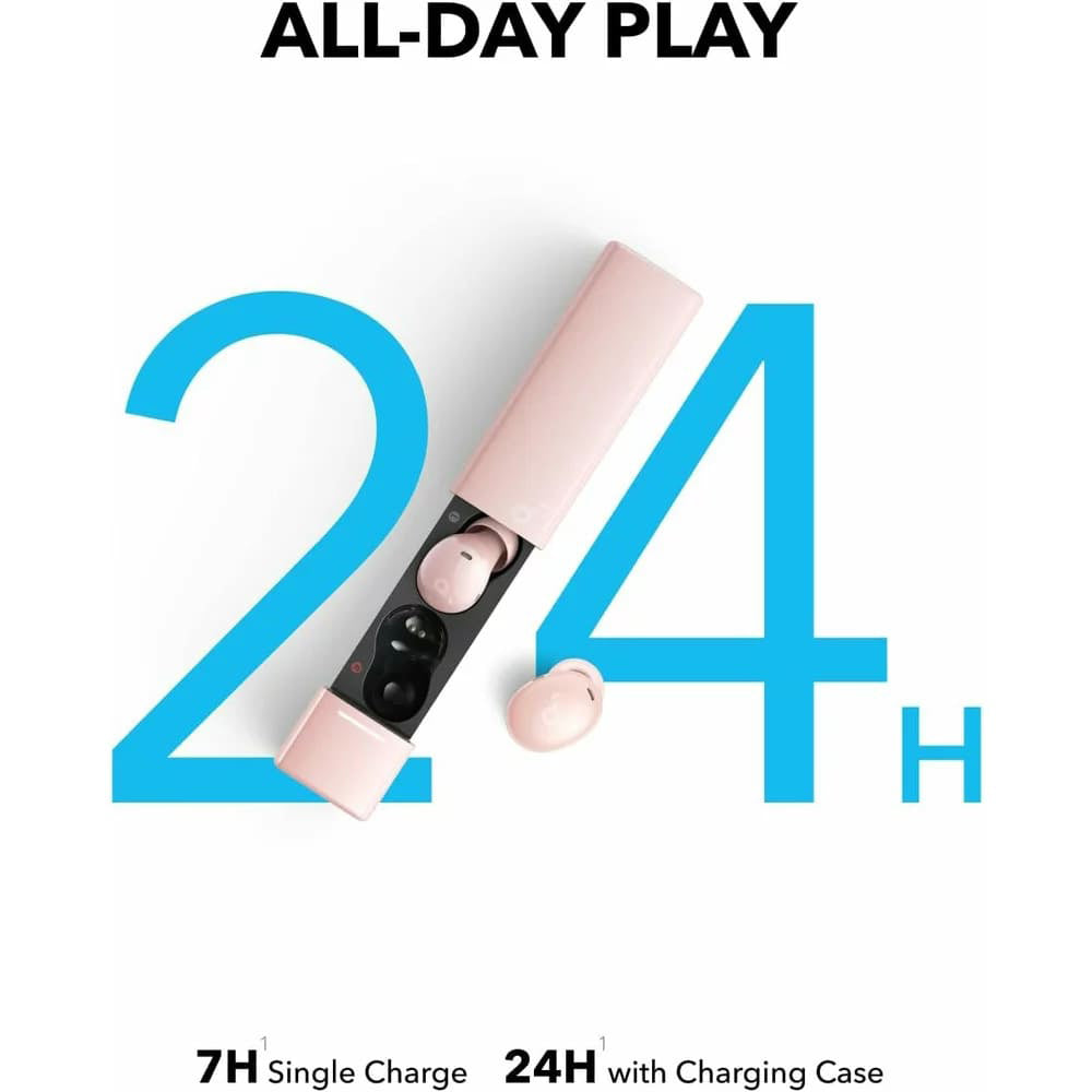 Handsfree Bluetooth Anker SoundCore A30i, TWS, Ροζ A3958G51