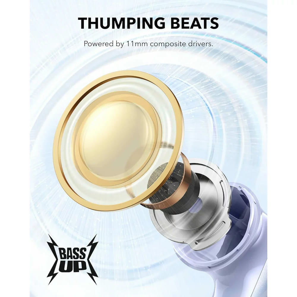 Handsfree Bluetooth Anker SoundCore P40i, TWS, ANC, Μωβ A3955GQ1