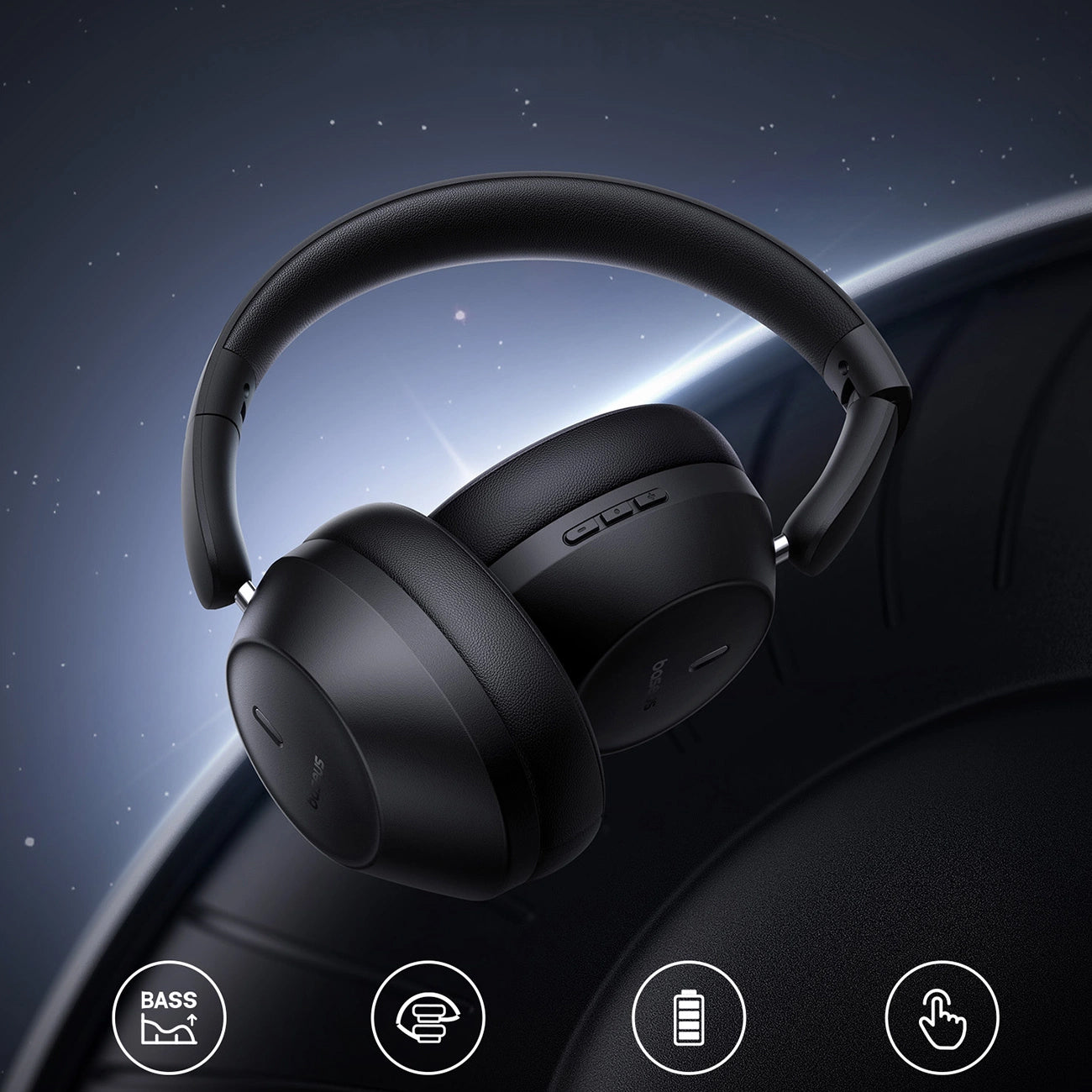 Handsfree Bluetooth Baseus Bass 30 Max, A2DP, Μαύρο A00070700121-00