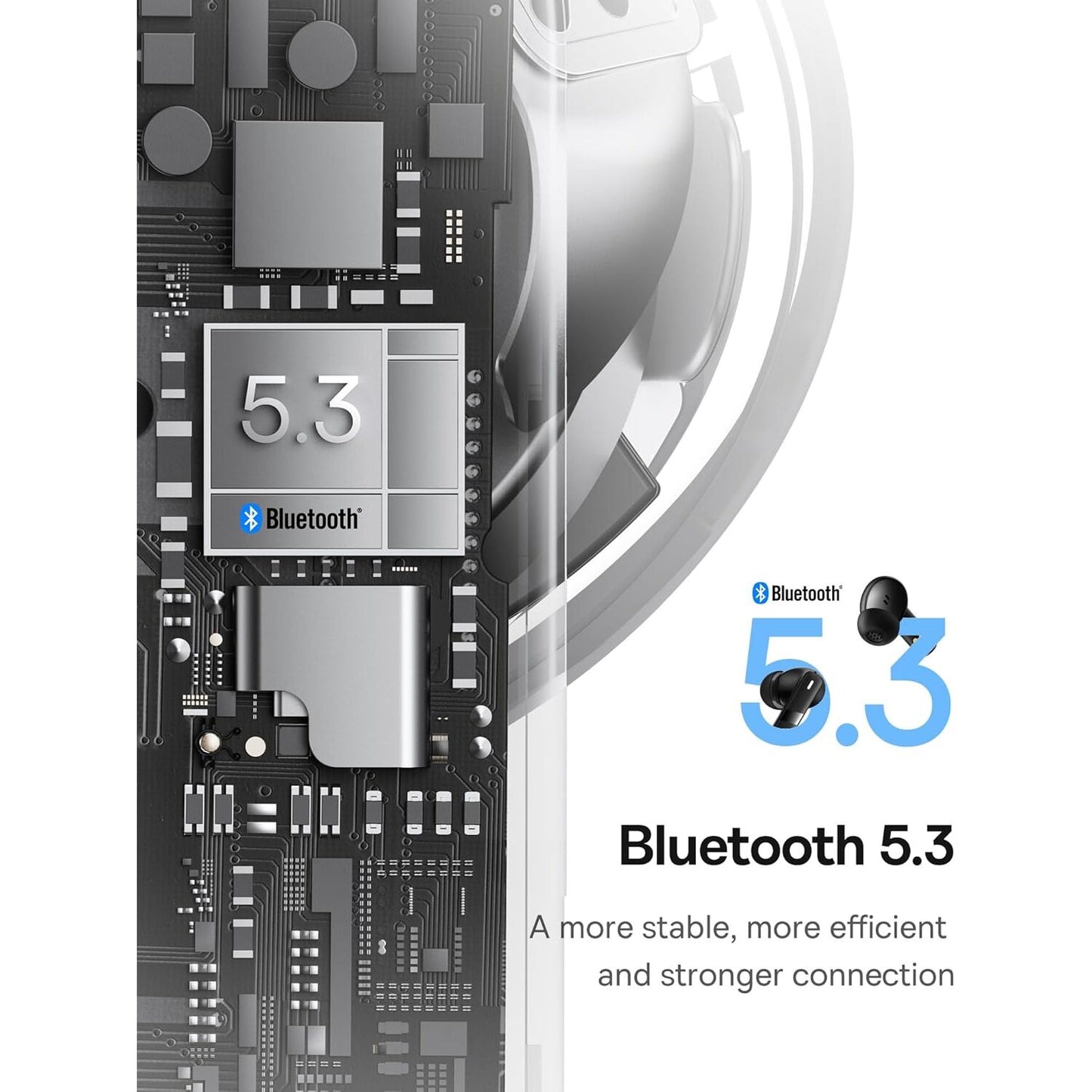 Handsfree Bluetooth Baseus Bowie E20, TWS, Μαύρο A00069700113-00