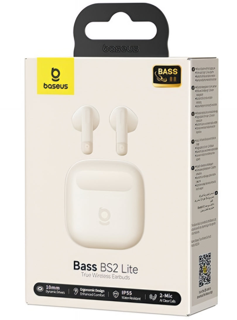 Handsfree Bluetooth Baseus Bowie Bass BS2 Lite, TWS, Ροζ A0010A07