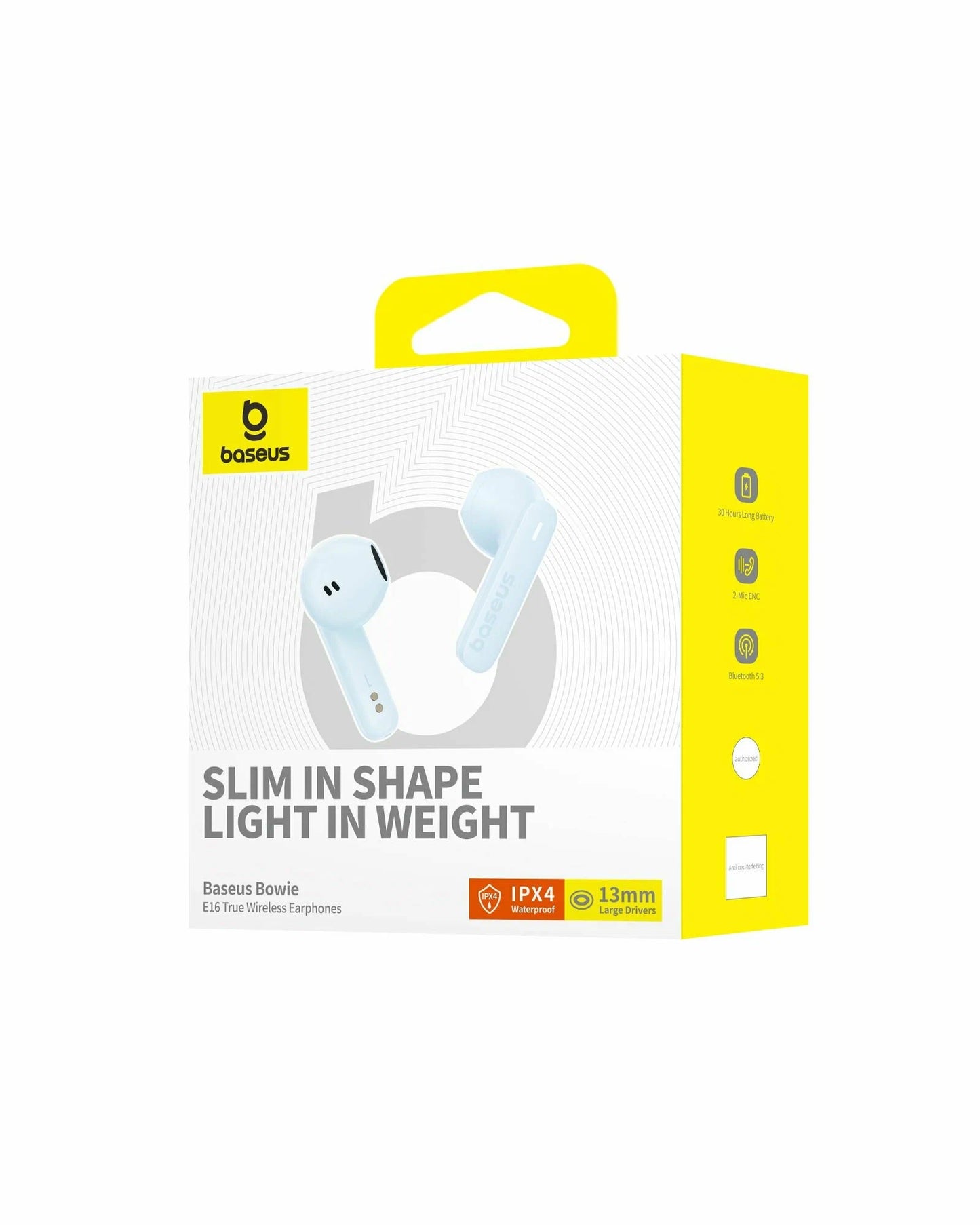 Handsfree Bluetooth Baseus Bowie E16, TWS, Μπλε A00061900313-01