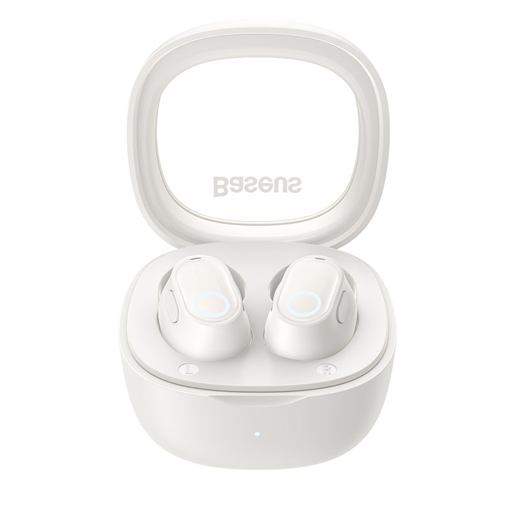 Handsfree Bluetooth Baseus Bowie WM02, TWS, Λευκό NGTW370202