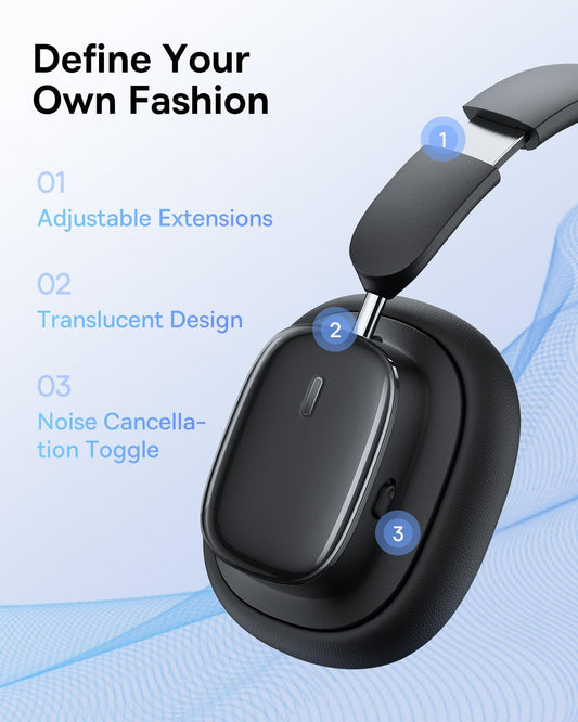 Handsfree Bluetooth Baseus H1i, A2DP, ANC, Μαύρο A00050402113-00