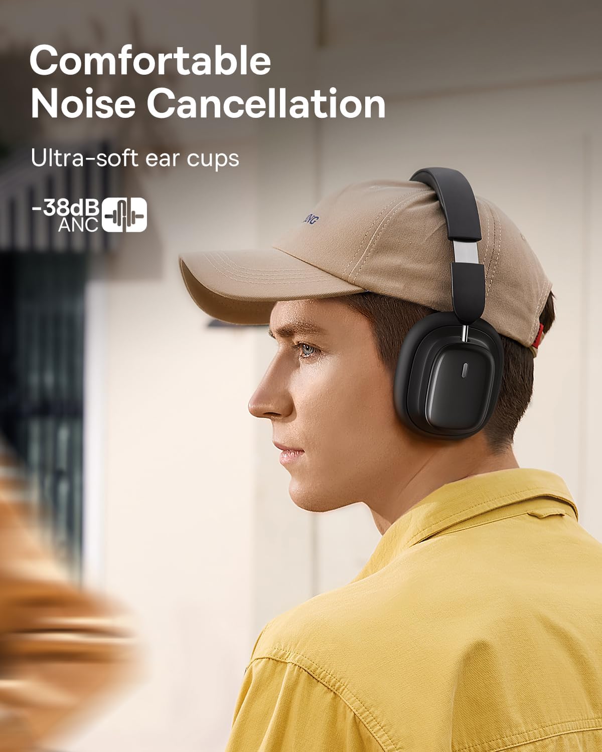 Handsfree Bluetooth Baseus Bowie H1i, A2DP, ANC, Μαύρο A00050402113-00