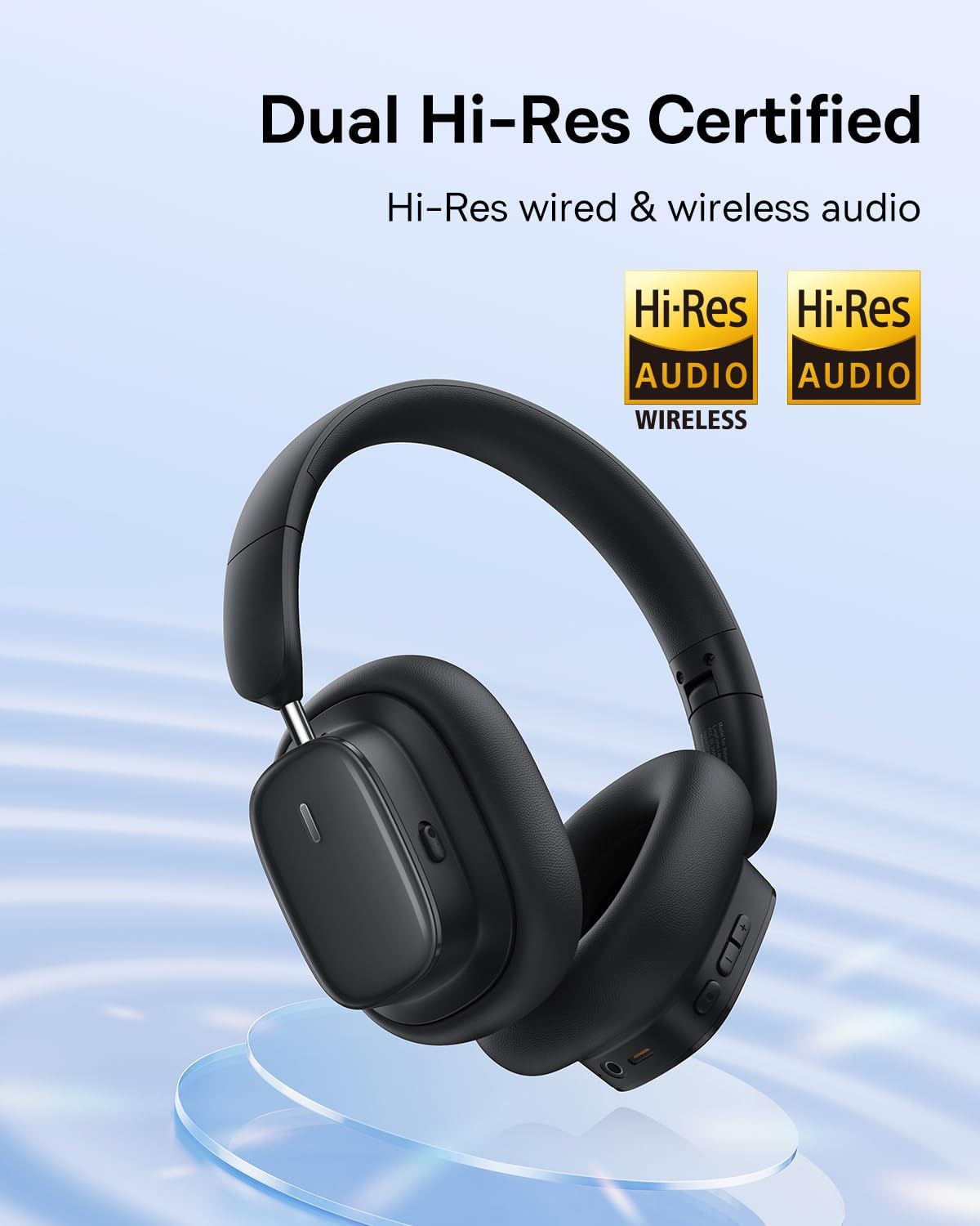 Handsfree Bluetooth Baseus Bowie H1i, A2DP, ANC, Μαύρο A00050402113-00