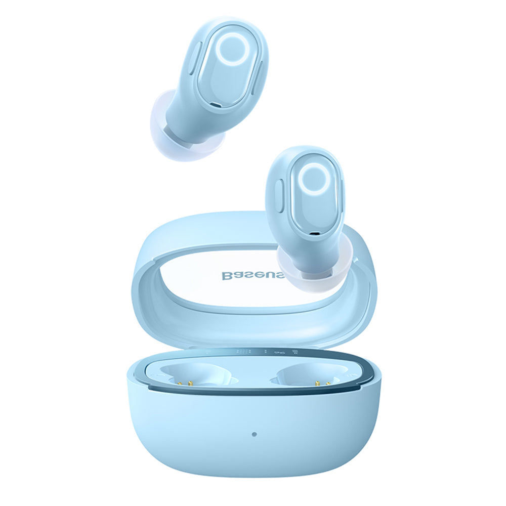Handsfree Bluetooth Baseus WM02+, TWS, Μπλε NGTW370303