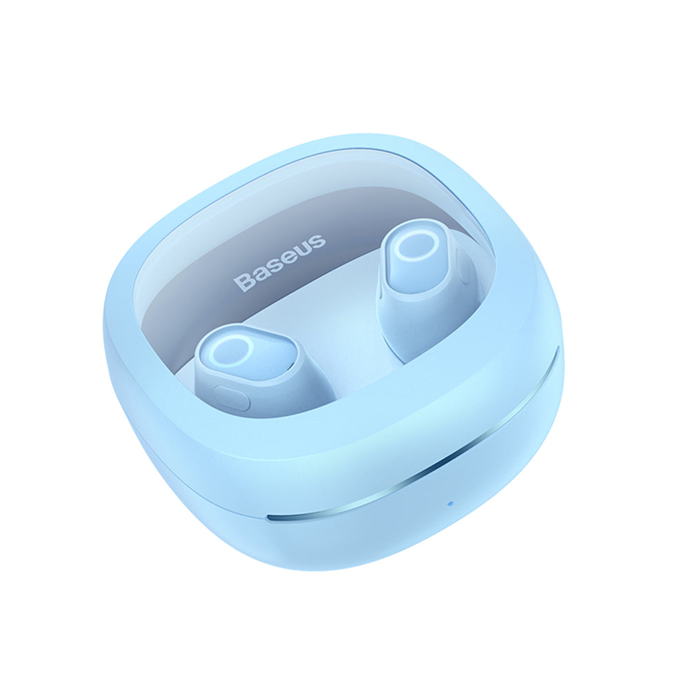 Handsfree Bluetooth Baseus WM02+, TWS, Μπλε NGTW370303