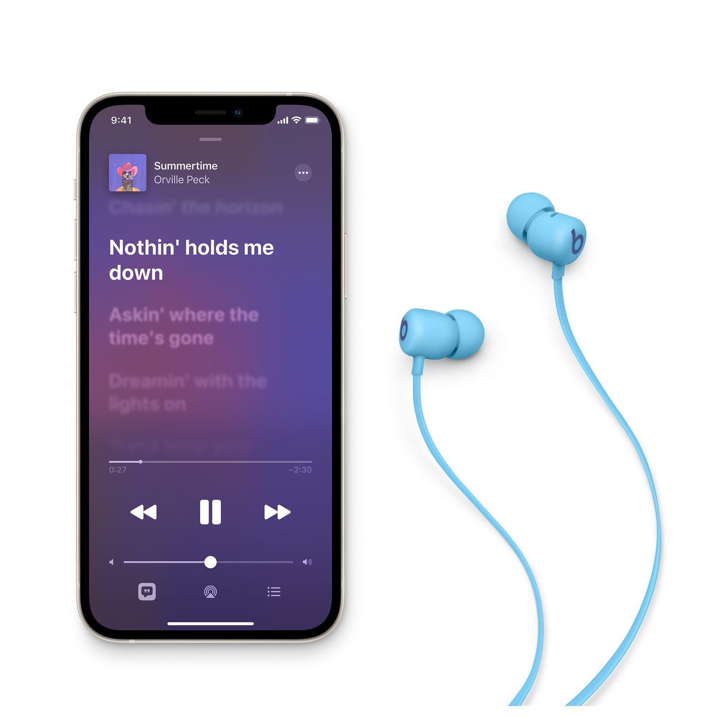 Handsfree Bluetooth Beats Flex, A2DP, Μπλε MYMG2ZM/A