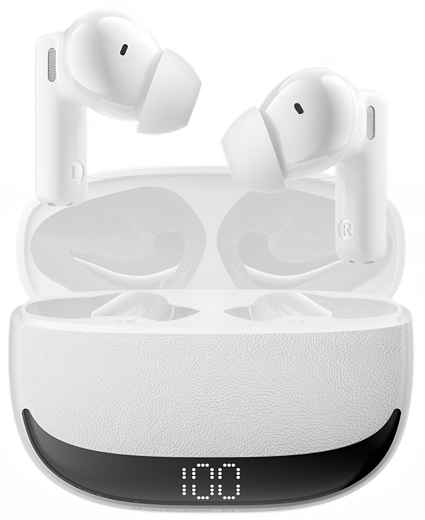 Ακουστικά Bluetooth Handsfree BWOO BW40, TWS, ANC, Λευκό