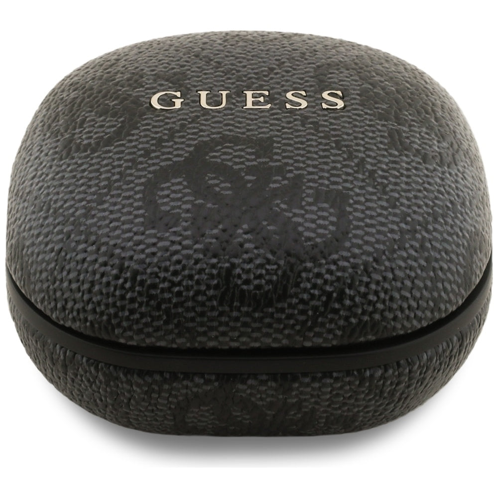 Handsfree Bluetooth Guess 4G Classic Metal Logo, TWS, Μαύρο