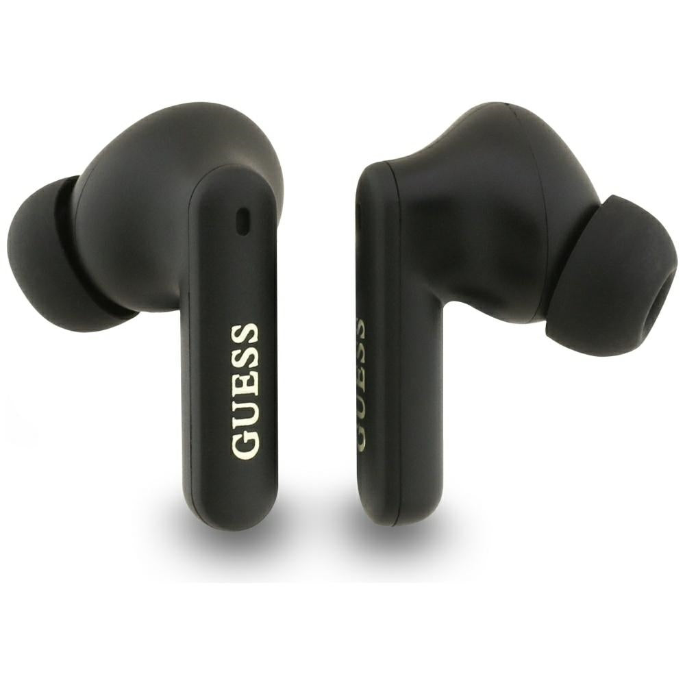 Handsfree Bluetooth Guess 4G Classic Metal Logo, TWS, Μαύρο