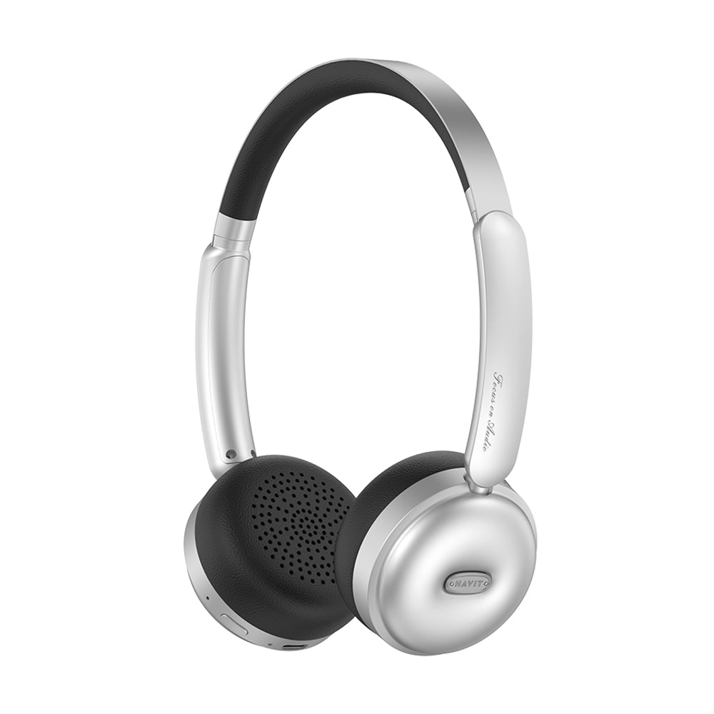 Handsfree Bluetooth HAVIT H616BT, A2DP, Ασημί Μαύρο