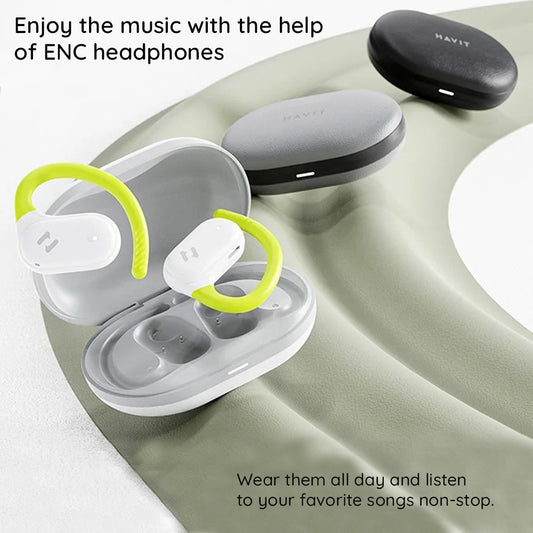 Handsfree Bluetooth HAVIT OWS915, TWS, Μαύρο