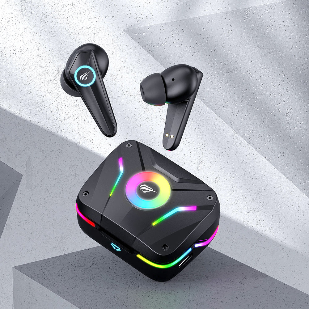 Handsfree Bluetooth HAVIT TW952 PRO RGB, TWS, Μαύρο