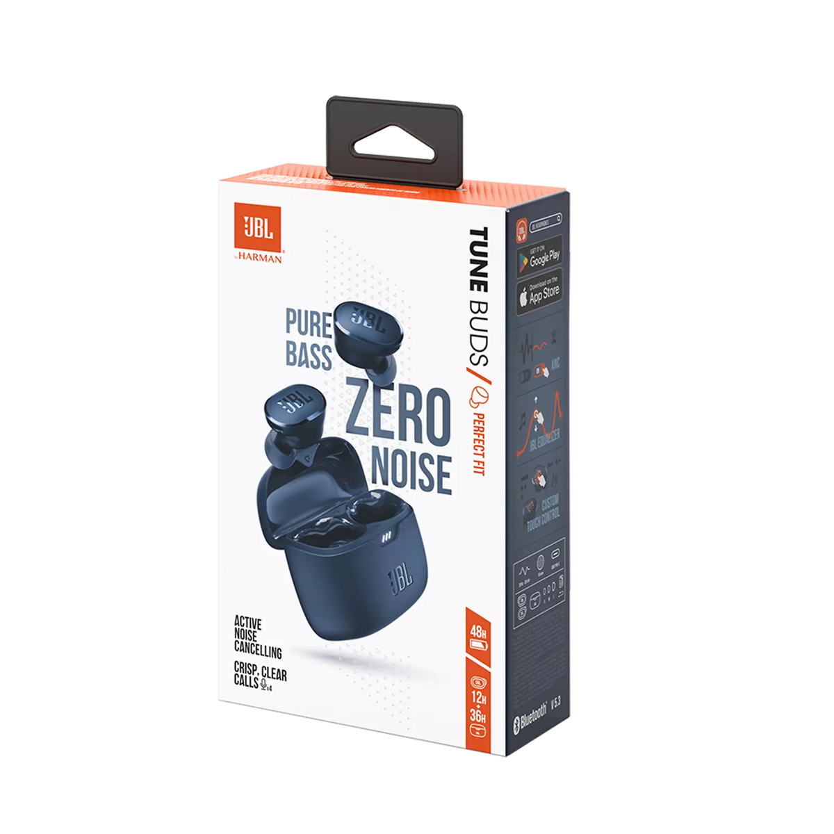 Handsfree Bluetooth JBL Tune Buds, TWS, ANC, MultiPoint, Μπλε JBLTBUDSBLU