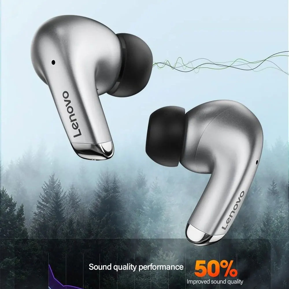 Handsfree Bluetooth Lenovo ThinkPlus LP5, TWS, Λευκό