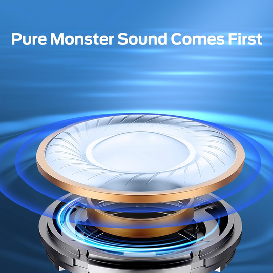 Ασύρματο ακουστικό Bluetooth Monster Aria Free, A2DP, Μαύρο