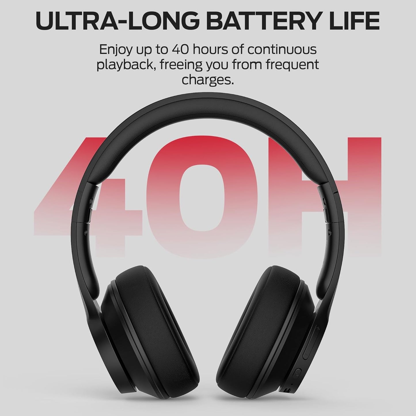 Ασύρματο ακουστικό Bluetooth Monster Mission 100, MultiPoint, A2DP, ANC, Μαύρο