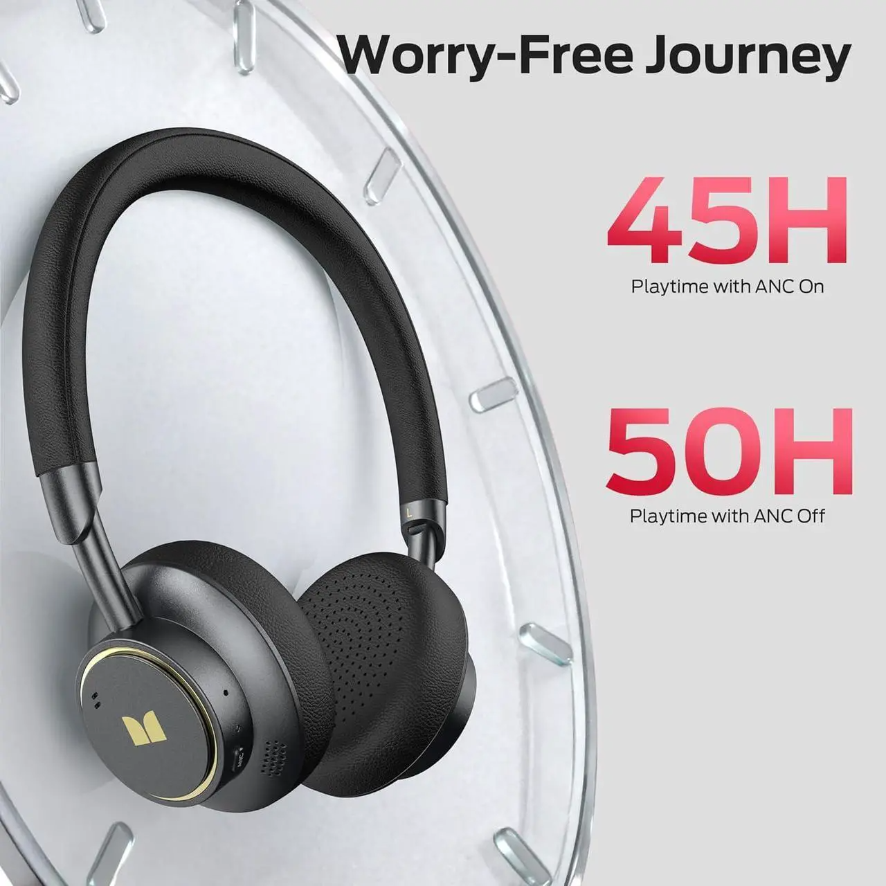 Ασύρματο ακουστικό Bluetooth Monster N-tune mini 02, A2DP, ANC, Μαύρο