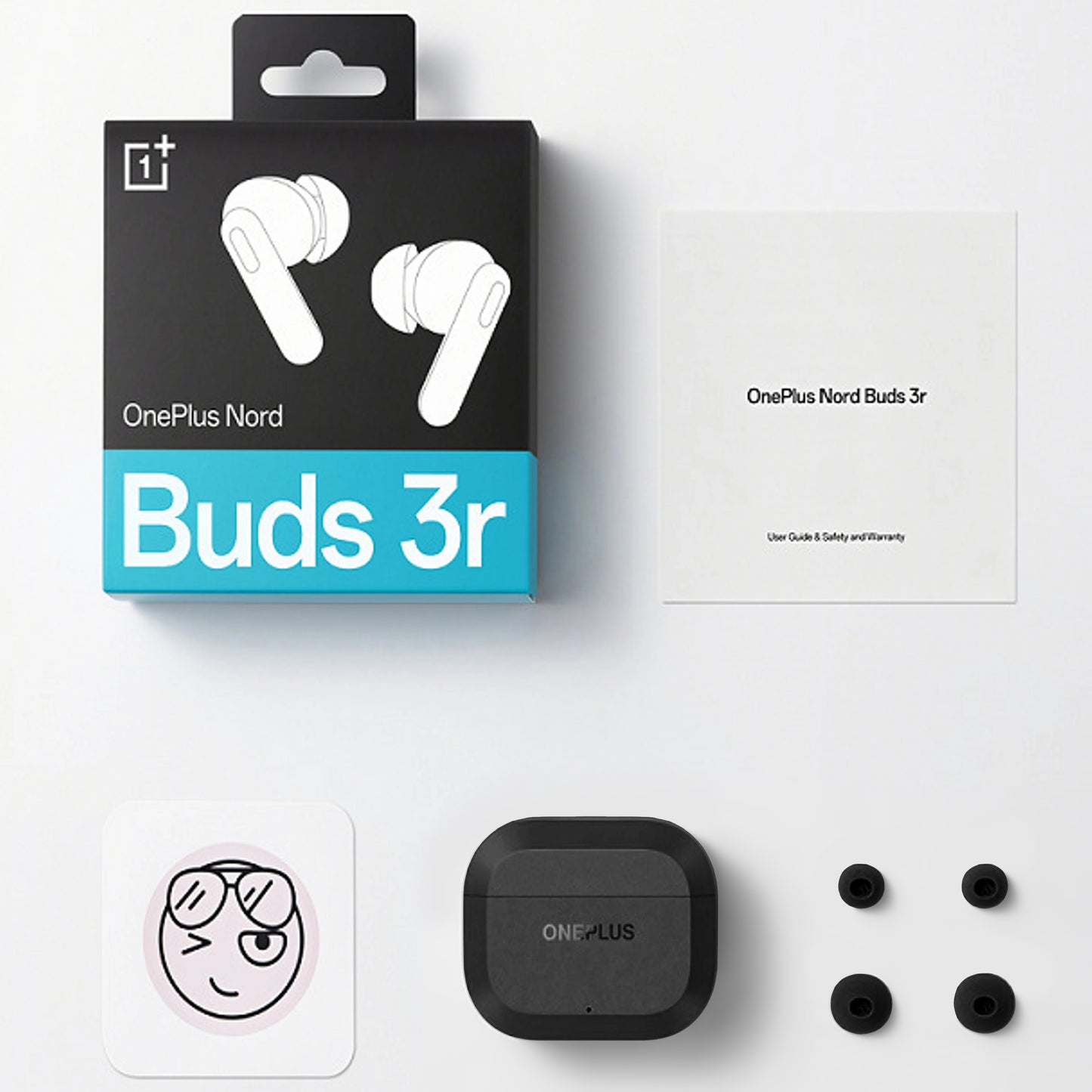 Handsfree Bluetooth OnePlus Nord Buds 3R, TWS, MultiPoint, Μαύρο 5481159039