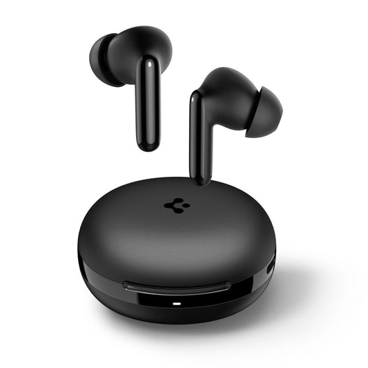 Handsfree Bluetooth Spigen SA2400, TWS, ANC, Μαύρο