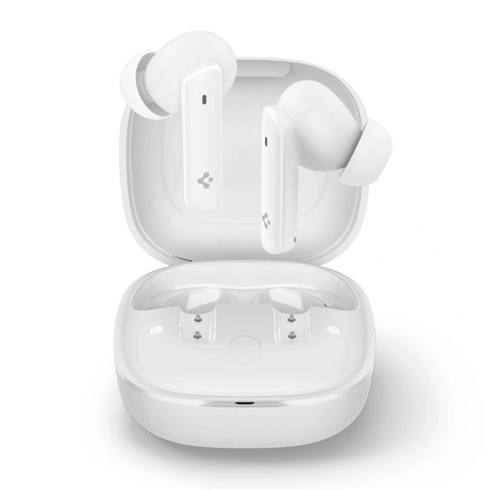 Handsfree Bluetooth Spigen SA2402, TWS, ANC, Λευκό ASD07964