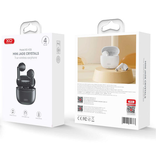 Bluetooth Bluetooth XO Design X33, TWS, Μαύρο