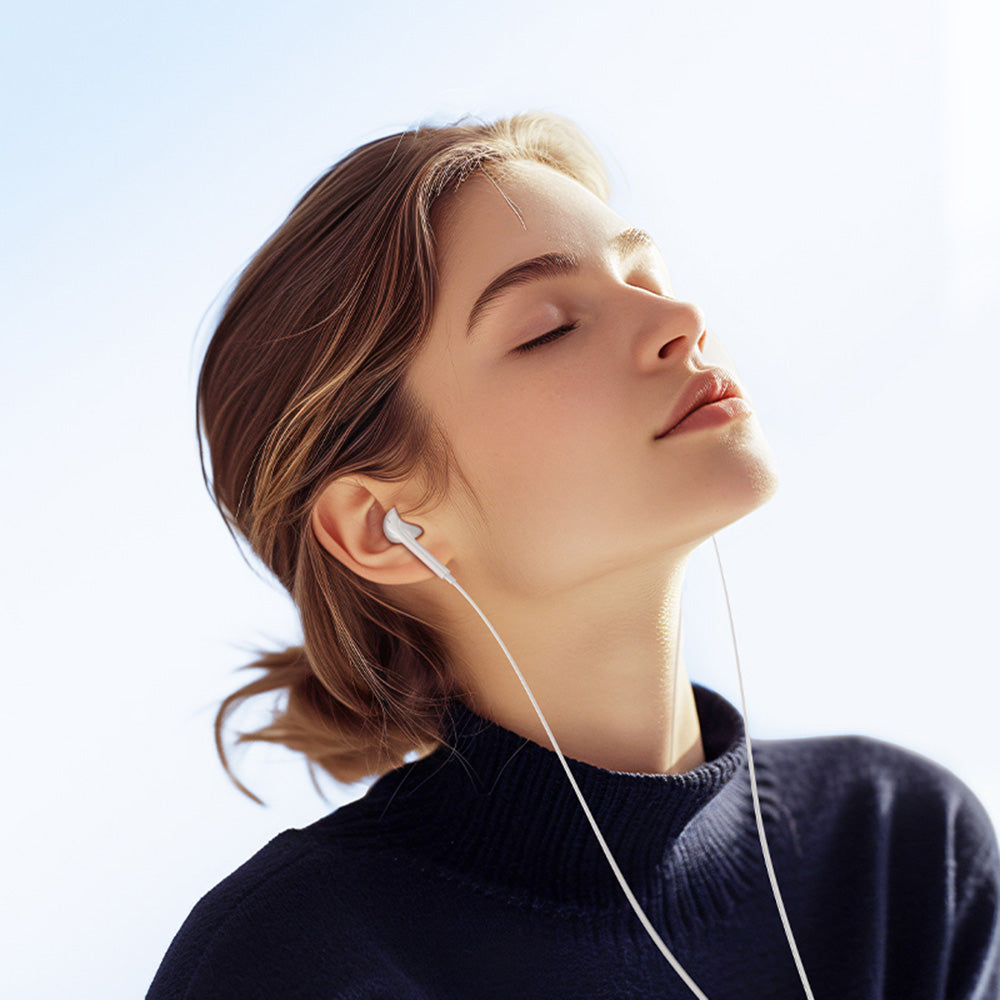 Handsfree USB-C Borofone BM99 Star, Λευκό