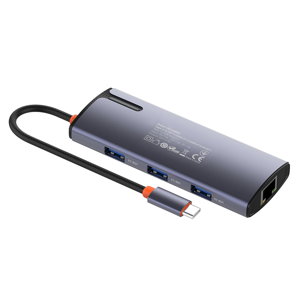 Hub USB-C ColorWay CW-HUB03, 6in1, Ασημί