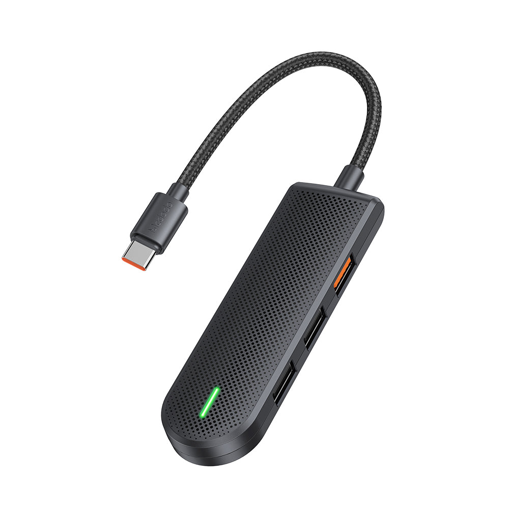 Hub USB-C McDodo HU-1430 Star, 5 σε 1, Μαύρο