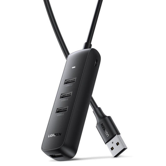 Διανομέας USB UGREEN CM416, 4 x USB-A 3.0, 0.25m, Μαύρο