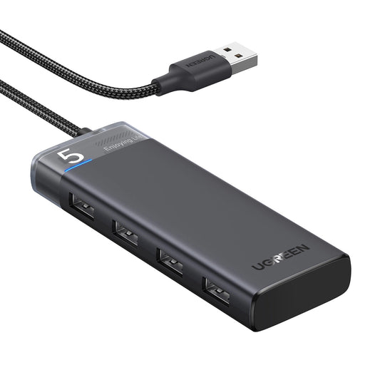 UGREEN CM653 USB Hub, 4 x USB-A 3.0, Black