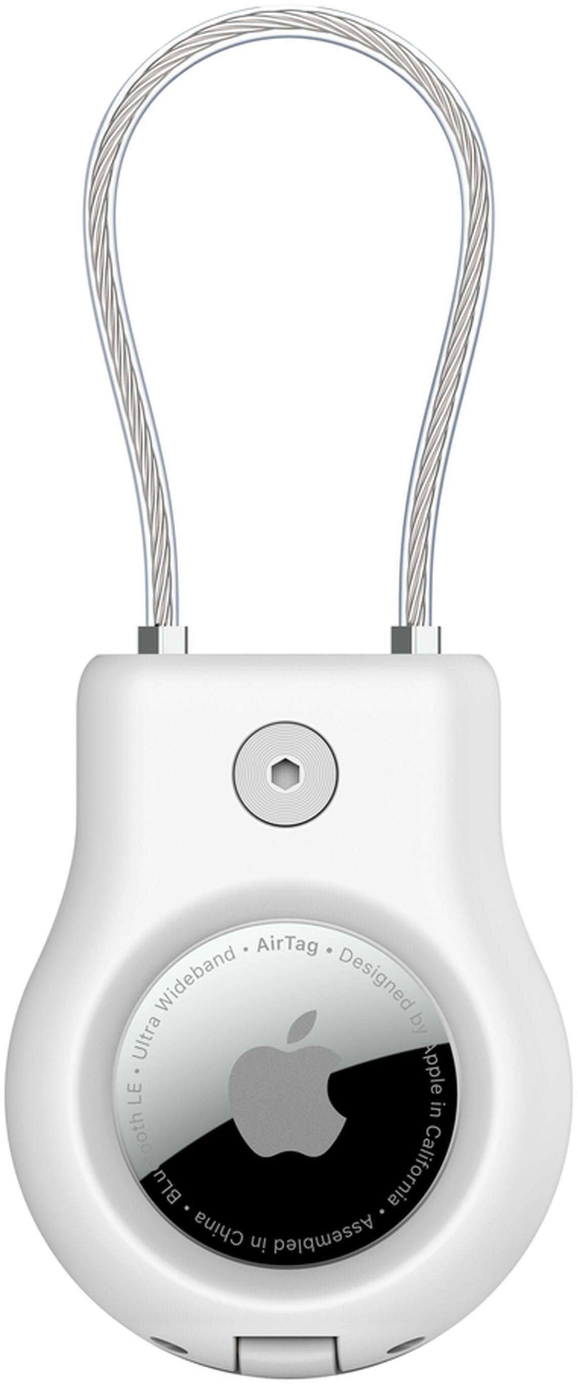 Θήκη Belkin Wire Cable για Apple AirTag, Λευκή MSC009btWH