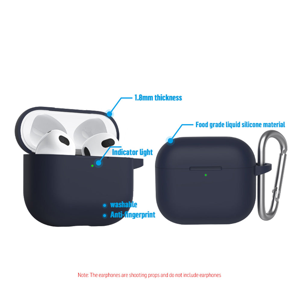 Θήκη Blueo Liquid για Apple AirPods 3, Μπλε σκούρο