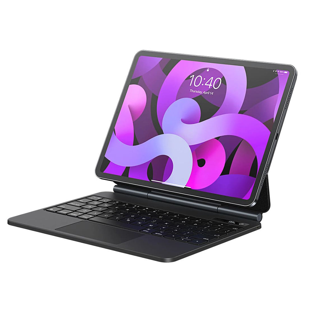 Θήκη με Πληκτρολόγιο για Apple iPad Air (2022) / Air (2020) / Pro 11 (2018), Baseus, Brilliance with Digital Display, Γκρι