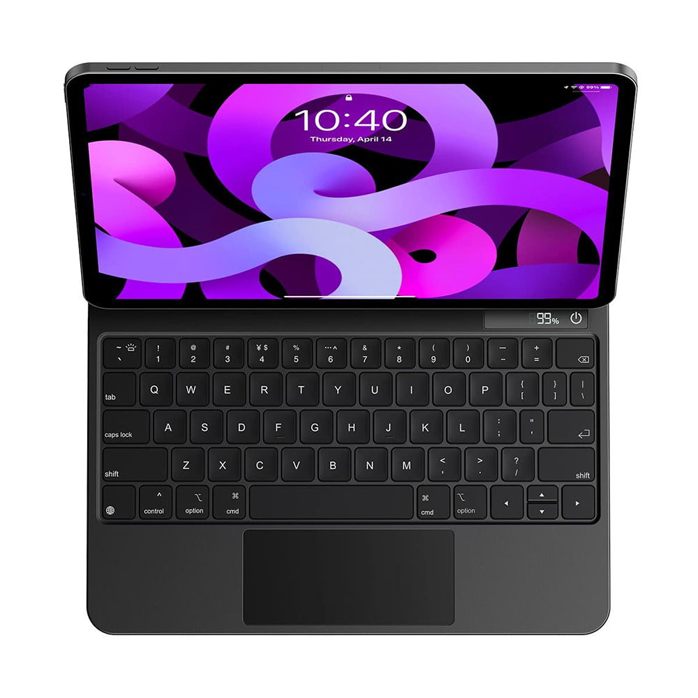 Θήκη με Πληκτρολόγιο για Apple iPad Air (2022) / Air (2020) / Pro 11 (2018), Baseus, Brilliance with Digital Display, Γκρι