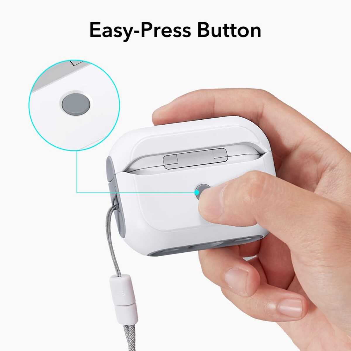 Θήκη ESR Orbit Hybrid για Apple Airpods Pro 3, Λευκή