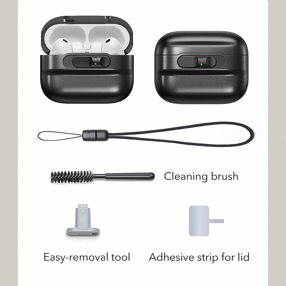 Θήκη ESR Pulse Magnetic FlickLock για Apple AirPods Pro 3, Μαύρη