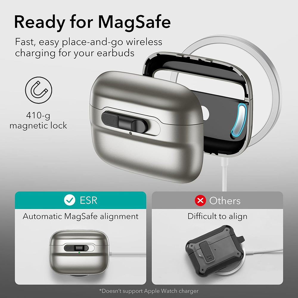 Θήκη ESR Pulse για Apple AirPods Pro Series, Γκρι