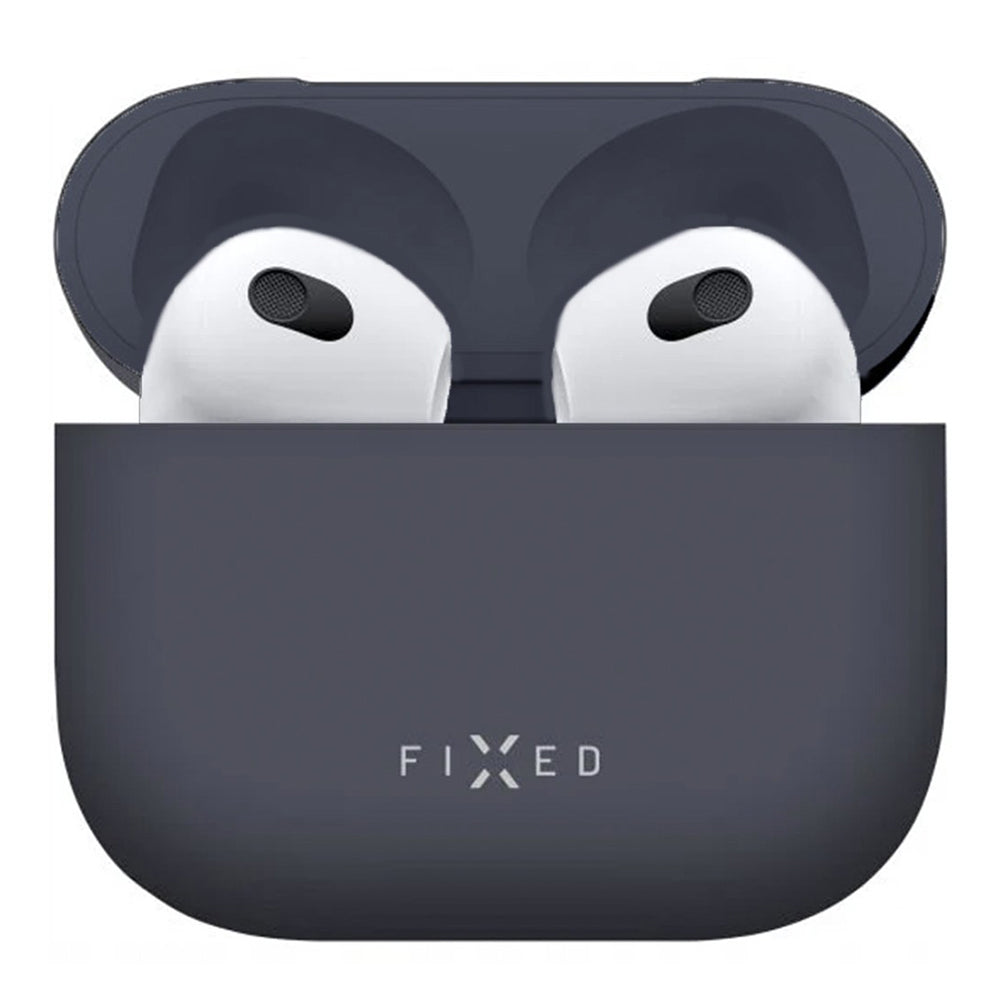Θήκη Fixed Silky για Apple AirPods 4, Μπλε